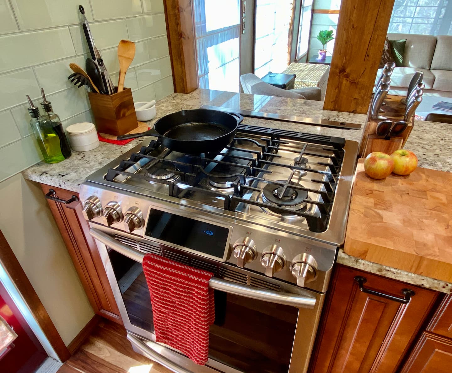 Stainless steel range