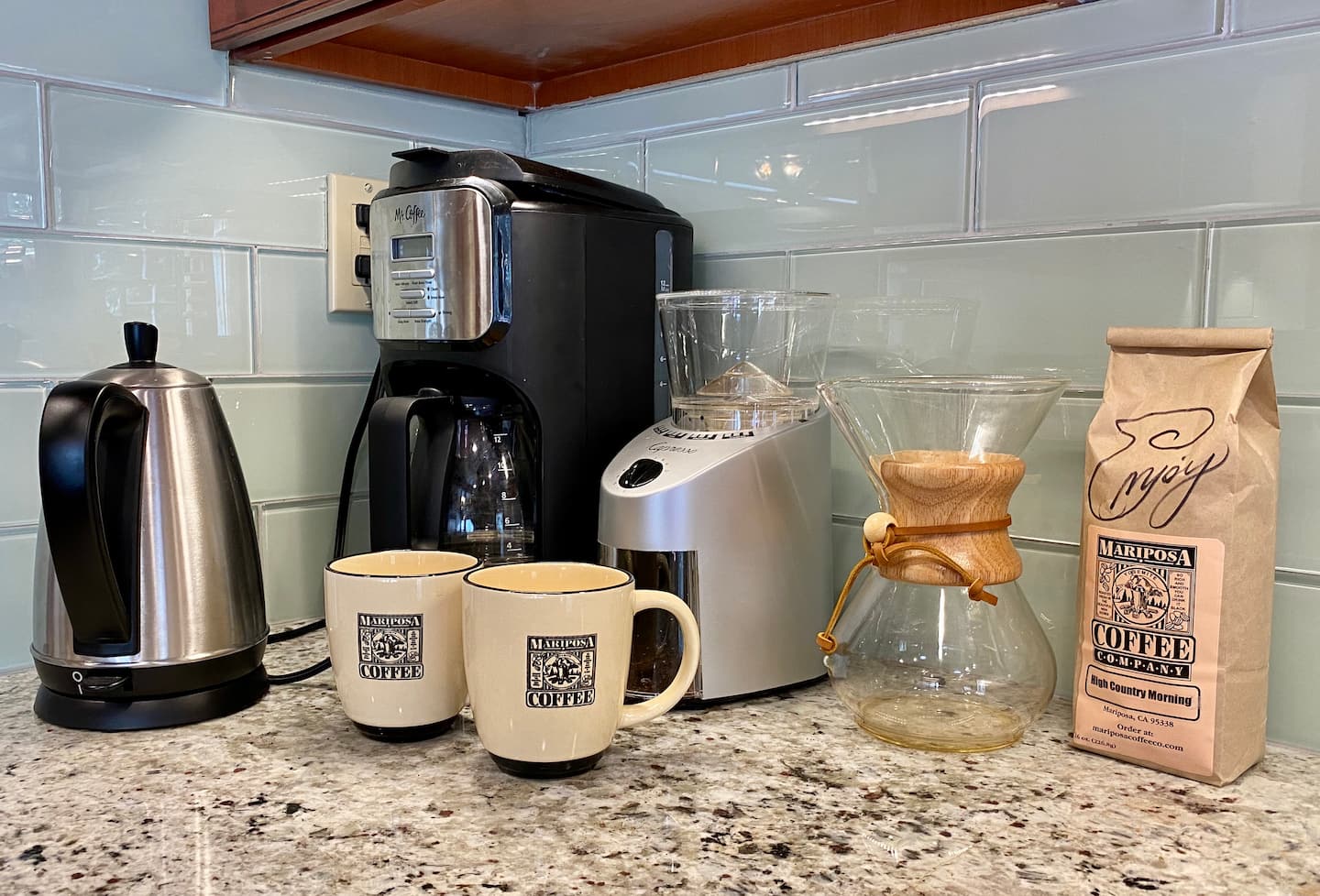 Enjoy coffee the easy way with a drip machine or take the time to make a pour over